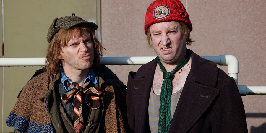 That Mitchell And Webb Look. Image shows from L to R: Robert Webb, David Mitchell. Copyright: BBC