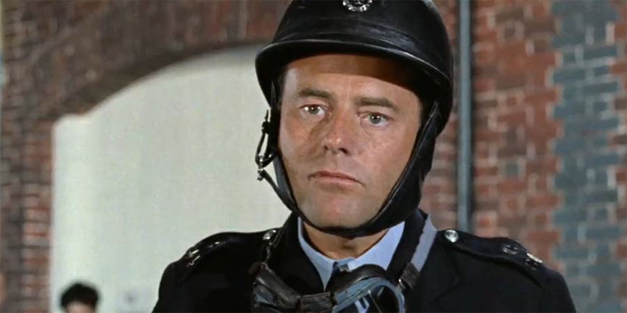 The Fast Lady. Motorcycle Policeman (Terence Alexander). Credit: Independent Artists, ITV The Fast Lady. Motorcycle Policeman (Terence Alexander). Credit: Independent Artists, ITV