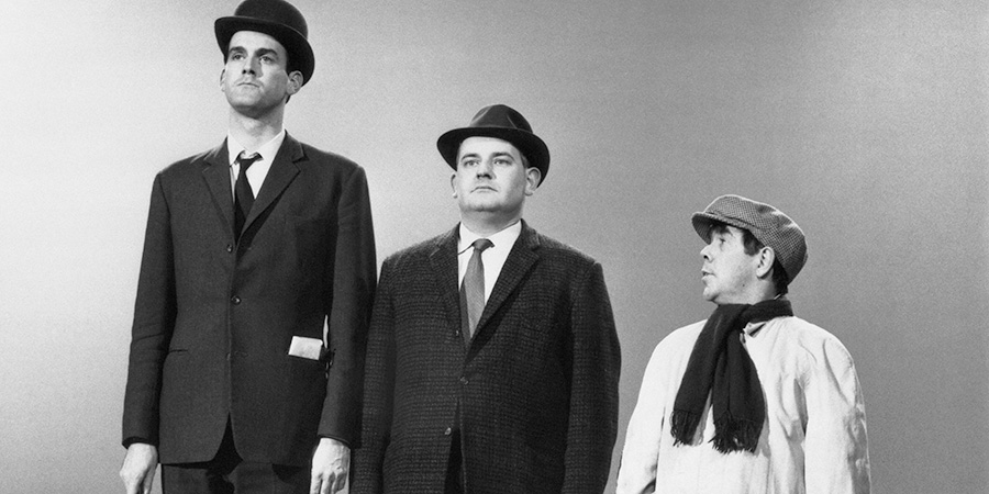 The Frost Report. Image shows left to right: John Cleese, Ronnie Barker, Ronnie Corbett