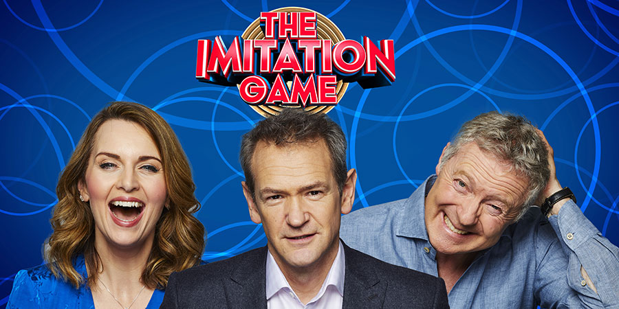 The Imitation Game. Image shows from L to R: Debra Stephenson, Alexander Armstrong, Rory Bremner
