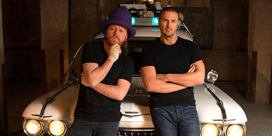 The Keith & Paddy Picture Show. Image shows from L to R: Leigh Francis, Paddy McGuinness. Copyright: Talkback