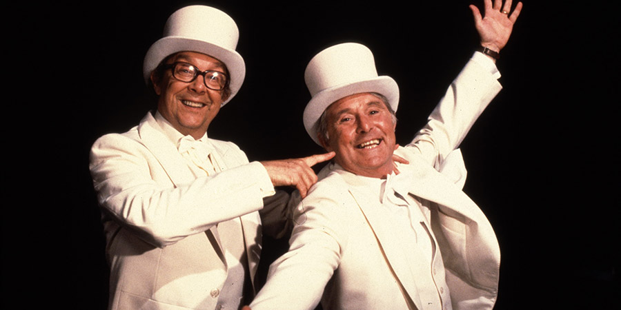 The Morecambe & Wise Show. Image shows from L to R: Eric Morecambe, Ernie Wise. Copyright: Thames Television