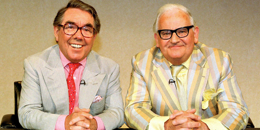 The Two Ronnies. Image shows from L to R: Ronnie Corbett, Ronnie Barker. Copyright: BBC