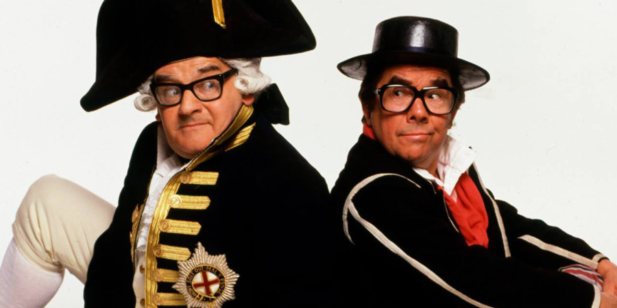 And it's goodnight from him - saying hello again to The Two Ronnies ...