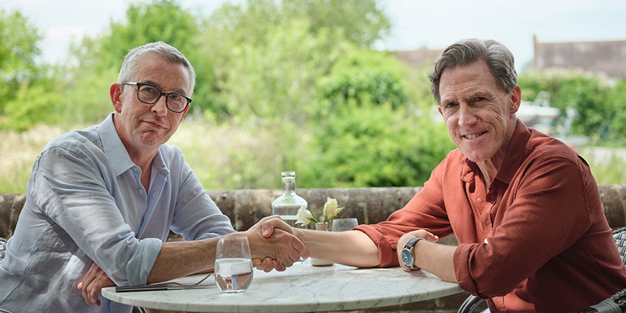 The Trip. Image shows left to right: Steve (Steve Coogan), Rob (Rob Brydon) The Trip. Image shows left to right: Steve (Steve Coogan), Rob (Rob Brydon)