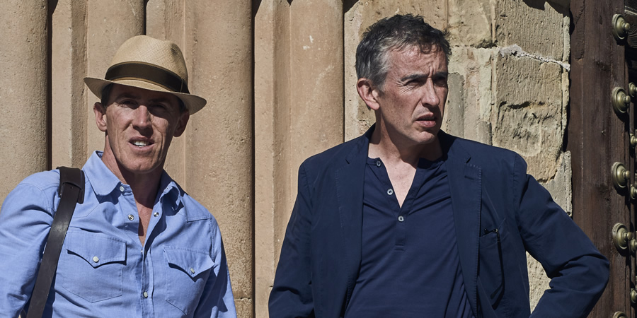 The Trip. Image shows from L to R: Rob (Rob Brydon), Steve (Steve Coogan)