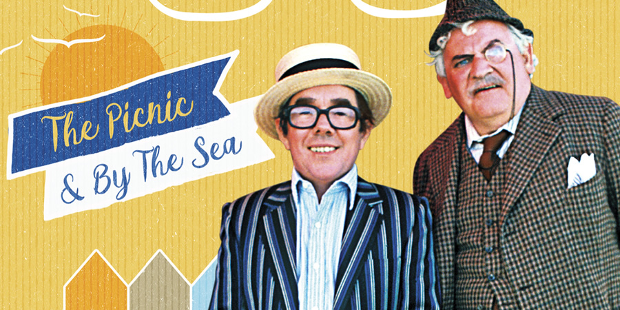 The Two Ronnies - By The Sea. Image shows from L to R: Ronnie Corbett, Ronnie Barker