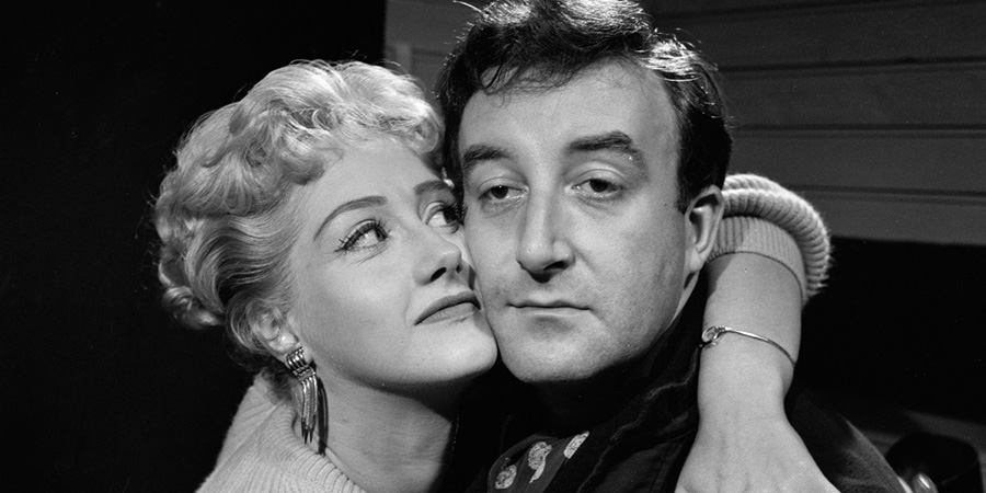 Two Way Stretch. Image shows left to right: Ethel (Liz Fraser), Dodger Lane (Peter Sellers). Credit: STUDIOCANAL