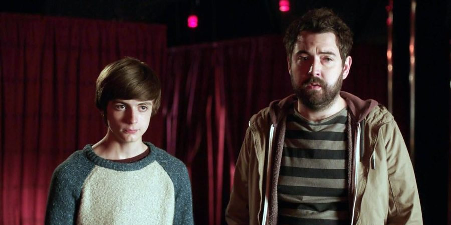 Uncle. Image shows from L to R: Errol (Elliot Speller-Gillott), Andy (Nick Helm). Copyright: Baby Cow Productions