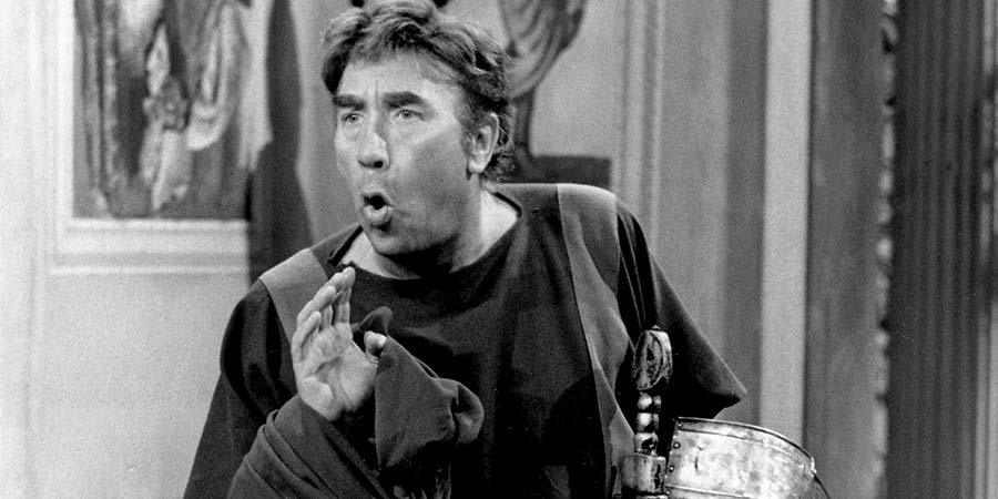 Up Pompeii!. Lurcio (Frankie Howerd). Copyright: BBC