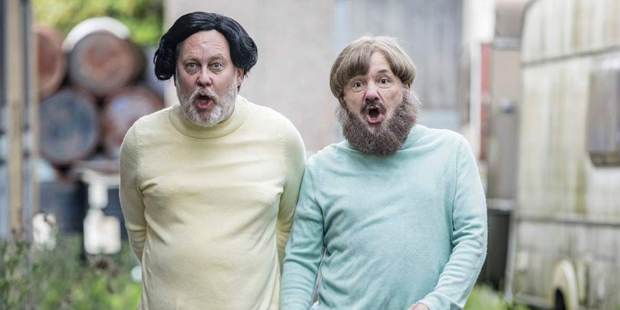 Vic & Bob's Big Night Out. Image shows left to right: Vic Reeves, Bob Mortimer