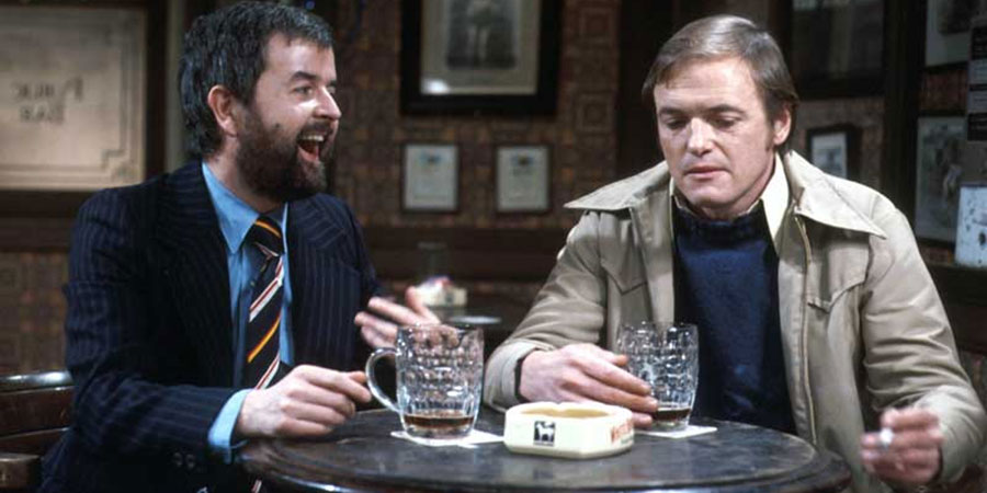 Whatever Happened To The Likely Lads?. Image shows from L to R: Bob Ferris (Rodney Bewes), Terry Collier (James Bolam). Copyright: BBC