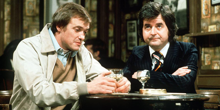 Whatever Happened To The Likely Lads?. Image shows from L to R: Terry Collier (James Bolam), Bob Ferris (Rodney Bewes). Copyright: BBC