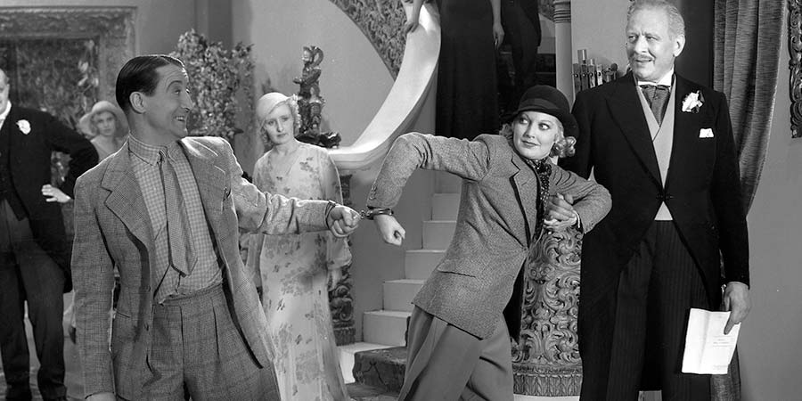 You Made Me Love You. Image shows from L to R: Tom Daly (Stanley Lupino), Pamela Berne (Thelma Todd), Oliver Berne (James Carew)