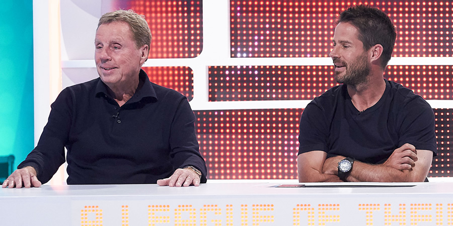 A League Of Their Own. Image shows from L to R: Harry Redknapp, Jamie Redknapp. Copyright: CPL Productions