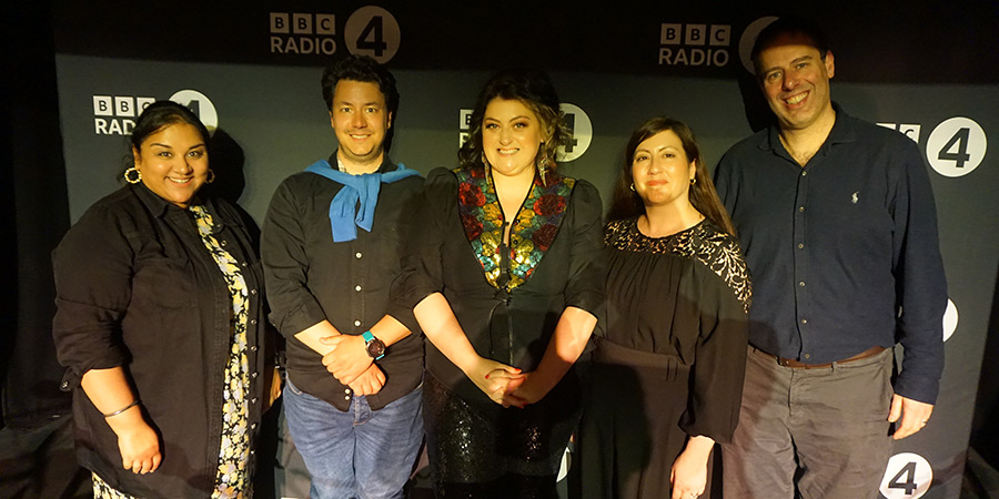 Best Medicine. Image shows left to right: Sukh Ojla, Christos Bergeles, Kiri Pritchard-McLean, Elinor Cleghorn, Daniel Davis