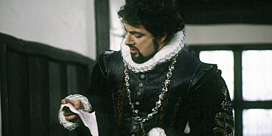 Blackadder. Lord Edmund Blackadder (Rowan Atkinson). Credit: BBC