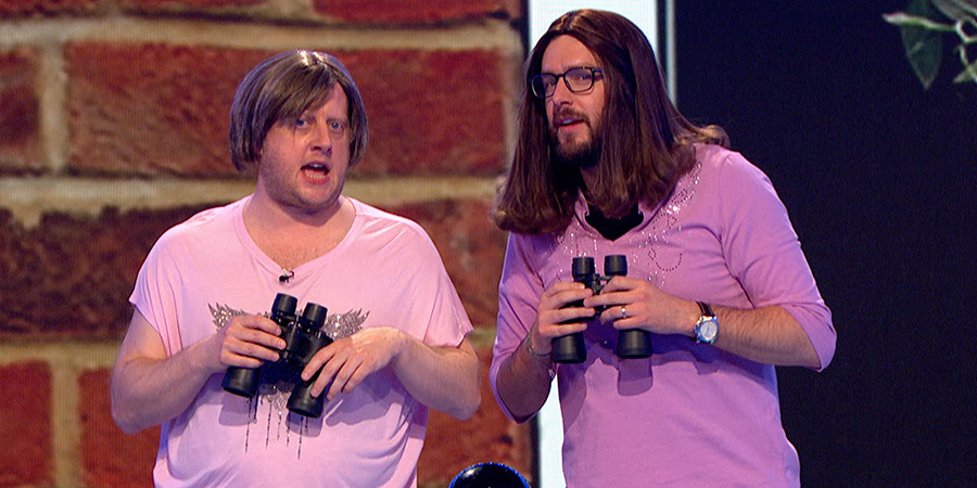 CelebAbility. Image shows from L to R: Marek Larwood, Iain Stirling. Copyright: Potato