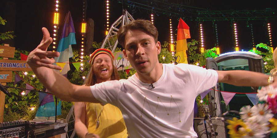 Celebrity Juice. Image shows from L to R: Leigh Francis, Joey Essex