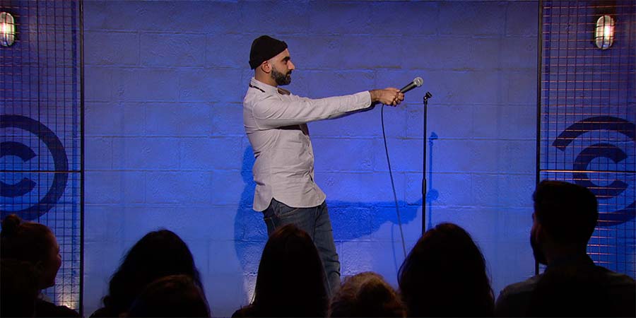 Comedy Central Live. Tez Ilyas. Copyright: Comedy Central