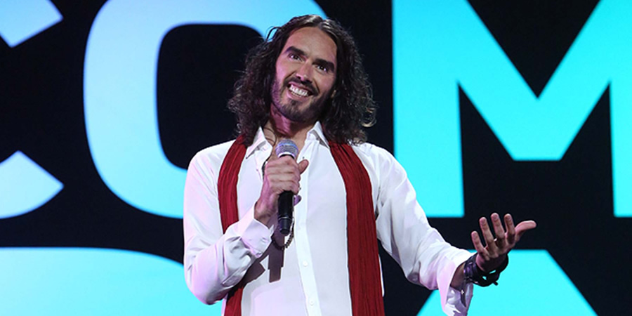 Channel 4's Comedy Gala. Russell Brand