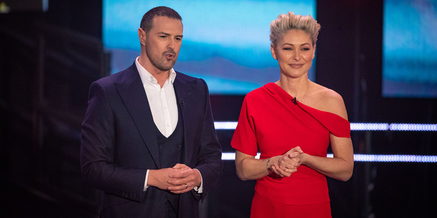 Comic Relief. Image shows from L to R: Paddy McGuinness, Emma Willis. Copyright: BBC