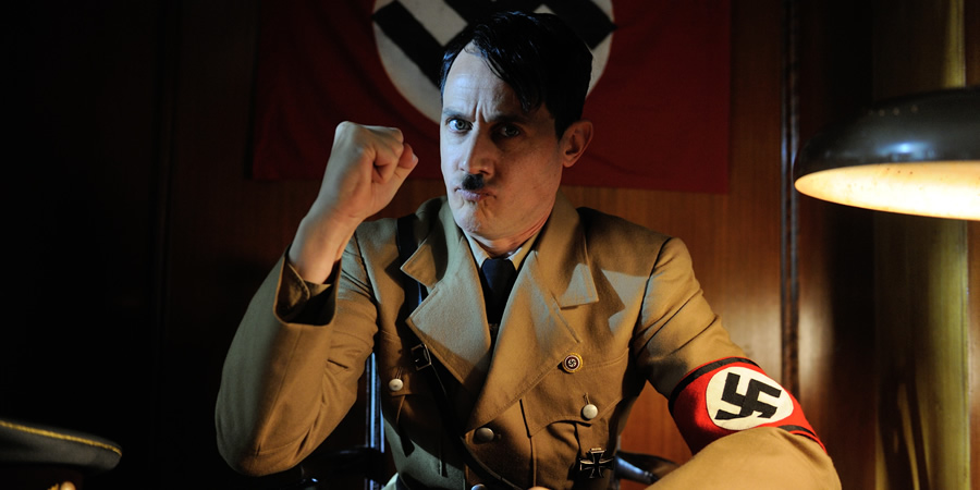 Drunk History. Adolf Hitler (Dustin Demri-Burns). Copyright: Tiger Aspect Productions