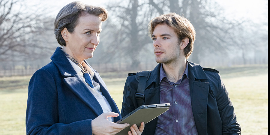 Ghosts. Image shows left to right: Sabine (Anna Behne), Garion (Charlie Hamblett)