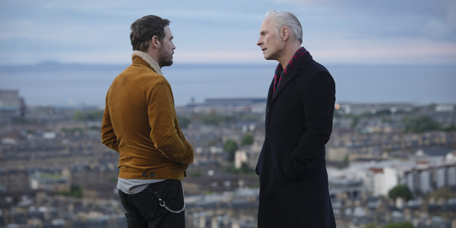 Guilt. Image shows from L to R: Jake McCall (Jamie Sives), Max McCall (Mark Bonnar)