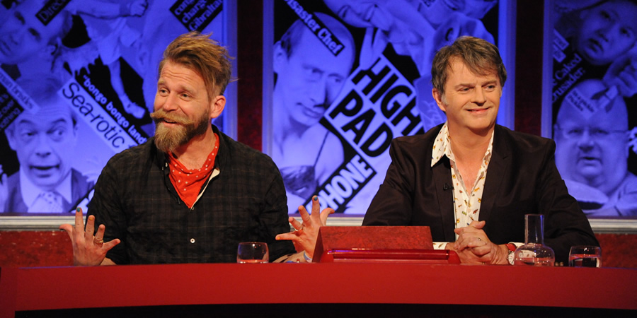 Have I Got News For You. Image shows from L to R: Tony Law, Paul Merton