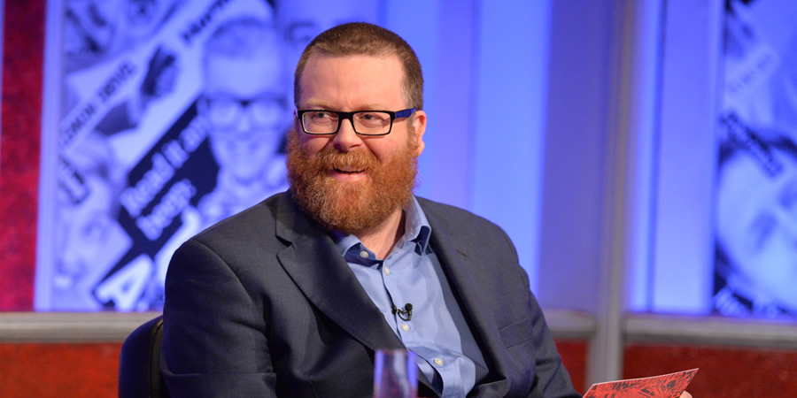 Have I Got News For You. Frankie Boyle. Copyright: Hat Trick Productions