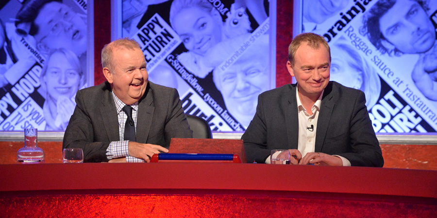 Have I Got News For You. Image shows from L to R: Ian Hislop, Tim Farron