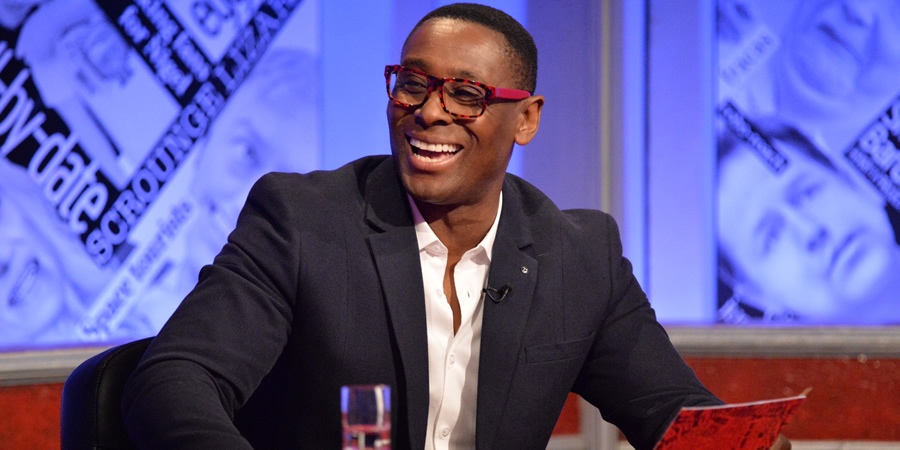 Have I Got News For You. David Harewood