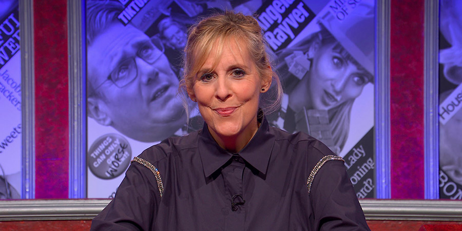 Have I Got News For You. Mel Giedroyc