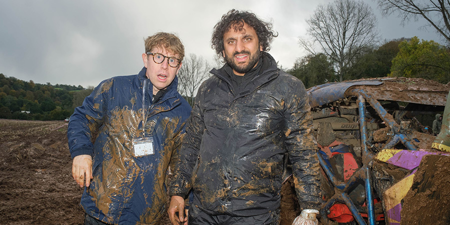 Hold The Front Page. Image shows left to right: Josh Widdicombe, Nish Kumar