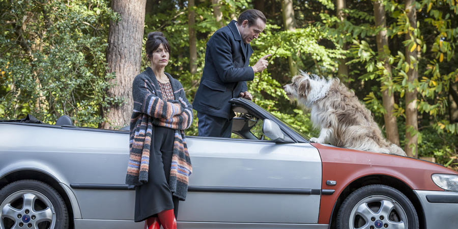 I Want My Wife Back. Image shows from L to R: Bex (Caroline Catz), Murray (Ben Miller)