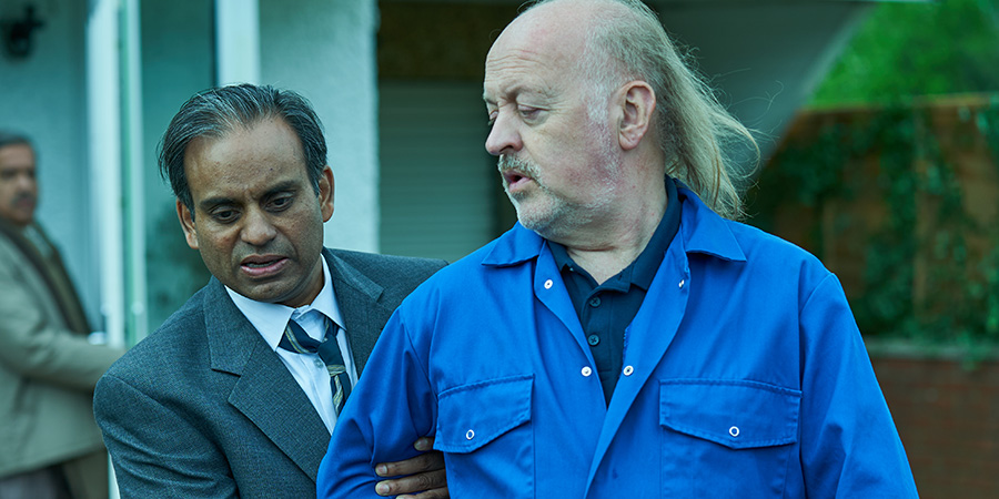 In The Long Run. Image shows from L to R: Rajesh (Neil D'Souza), Bagpipes (Bill Bailey) In The Long Run. Image shows from L to R: Rajesh (Neil D'Souza), Bagpipes (Bill Bailey)