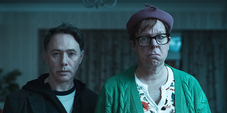 Inside No. 9. Image shows left to right: Edward (Reece Shearsmith), Harry (Steve Pemberton)