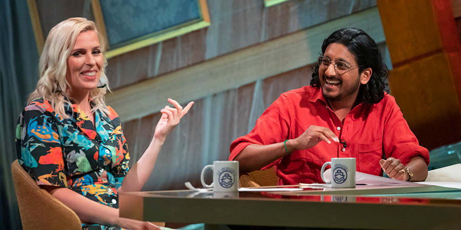 The Island. Image shows from L to R: Sara Pascoe, Ahir Shah