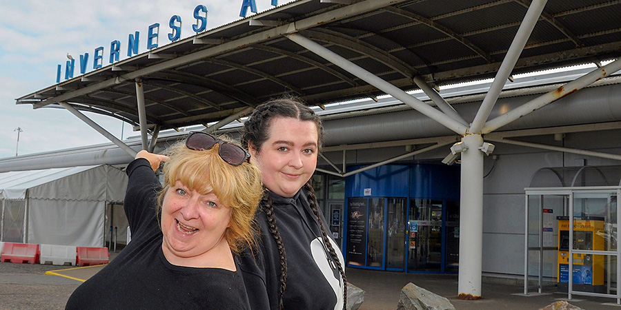 Janey And Ashley Get A Real Job. Image shows left to right: Janey Godley, Ashley Storrie