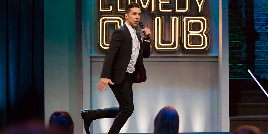 Jonathan Ross' Comedy Club. Russell Kane. Copyright: Hot Sauce