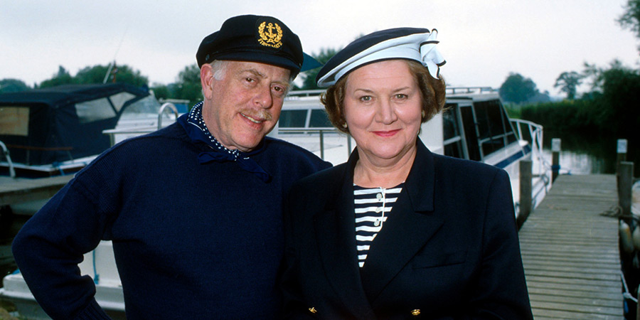 Keeping Up Appearances. Image shows left to right: Richard Bucket (Clive Swift), Hyacinth Bucket (Patricia Routledge)