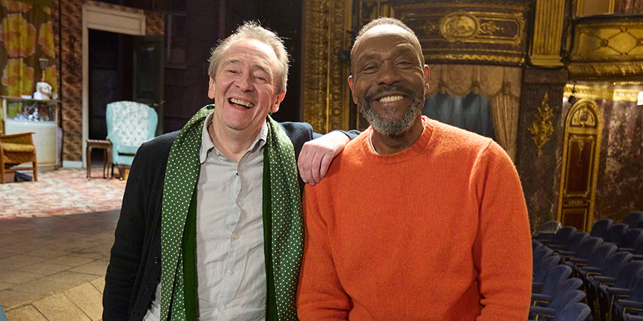 Legends Of Comedy With Lenny Henry. Image shows left to right: Paul Whitehouse, Lenny Henry