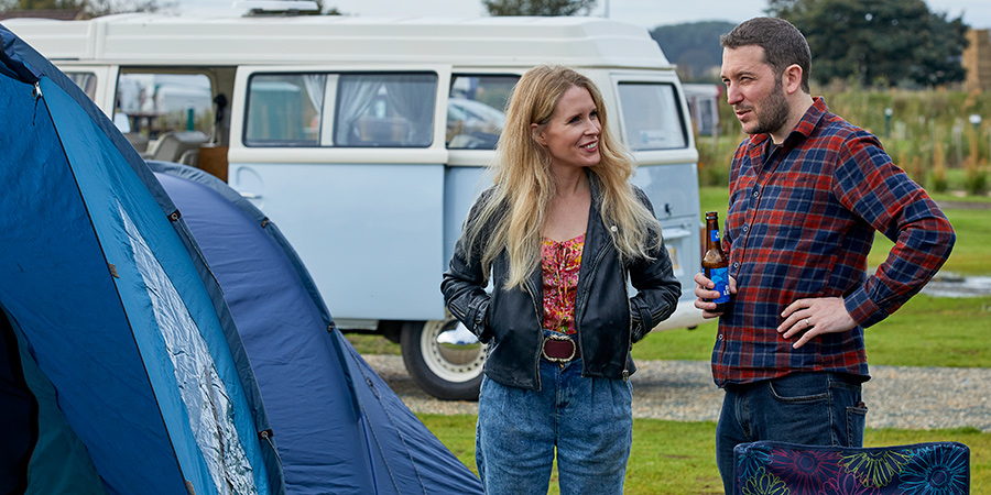 Meet The Richardsons. Image shows from L to R: Lucy (Lucy Beaumont), Jon (Jon Richardson)