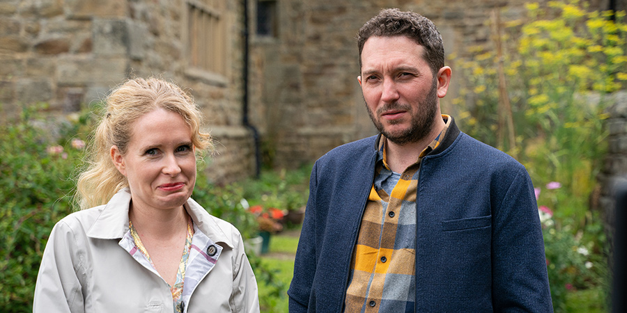 Meet The Richardsons. Image shows from L to R: Lucy (Lucy Beaumont), Jon (Jon Richardson)