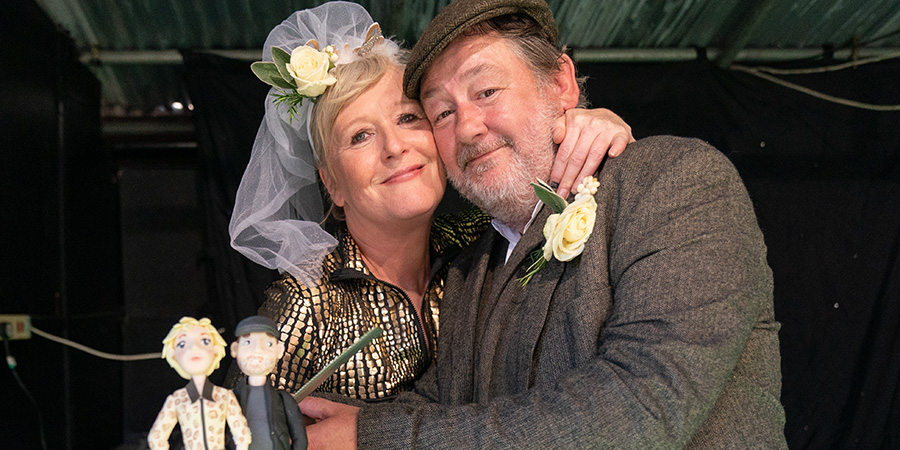 Meet The Richardsons. Image shows from L to R: Gill Adams, Johnny Vegas