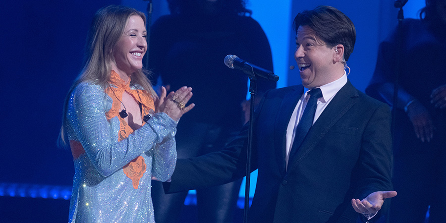 Michael McIntyre's Big Show. Image shows left to right: Ellie Goulding, Michael McIntyre Michael McIntyre's Big Show. Image shows left to right: Ellie Goulding, Michael McIntyre