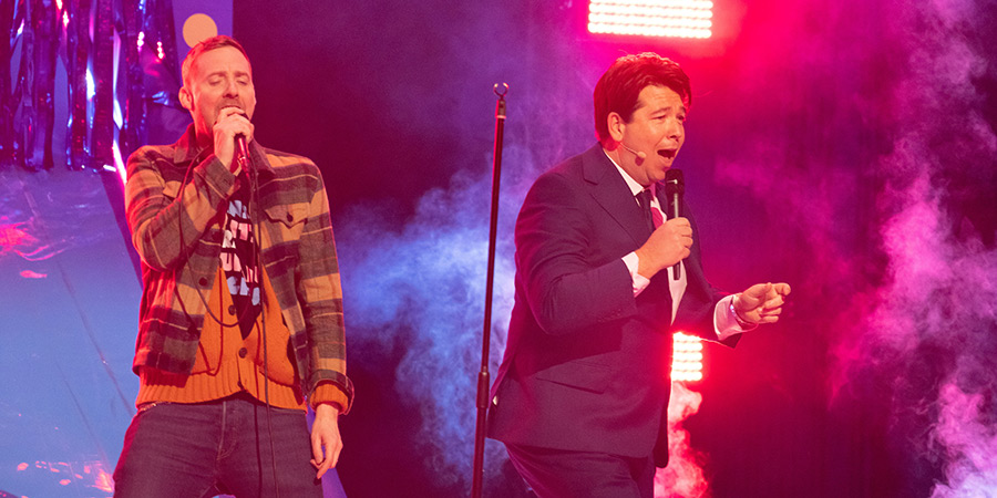 Michael McIntyre's Big Show. Image shows left to right: Ricky Wilson, Michael McIntyre