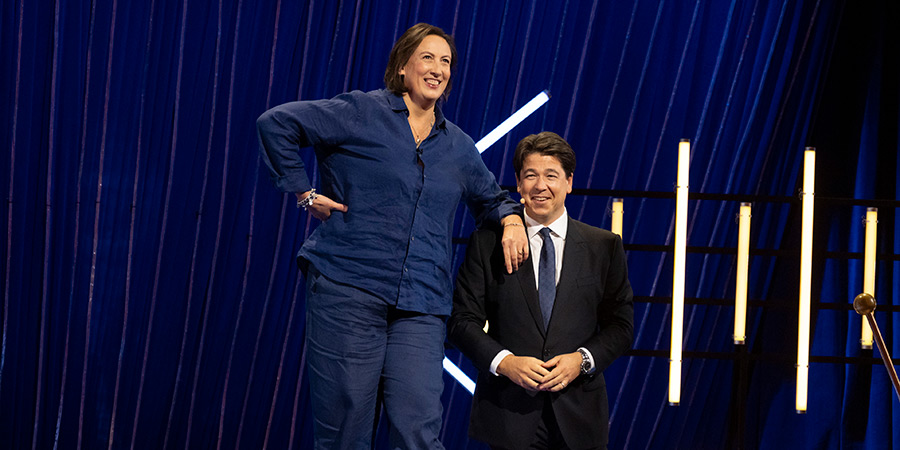 Michael McIntyre's Big Show. Image shows left to right: Miranda Hart, Michael McIntyre