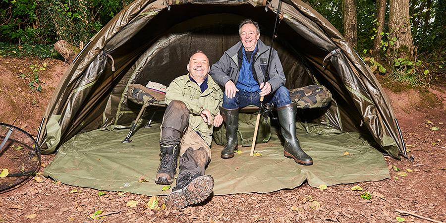 Mortimer & Whitehouse: Gone Fishing. Image shows left to right: Bob Mortimer, Paul Whitehouse